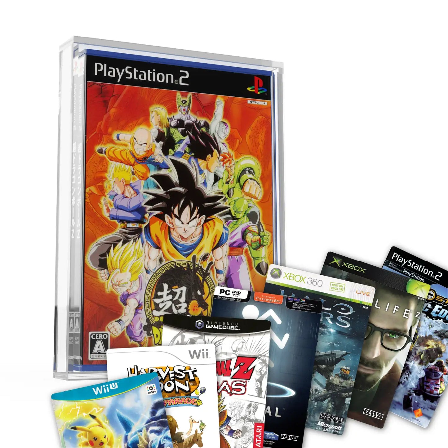 Acrylic Protective Case for Nintendo Switch Games – Premium Acrylic Switch Game Protector (10.4 x 17.6 x 1.6 cm)