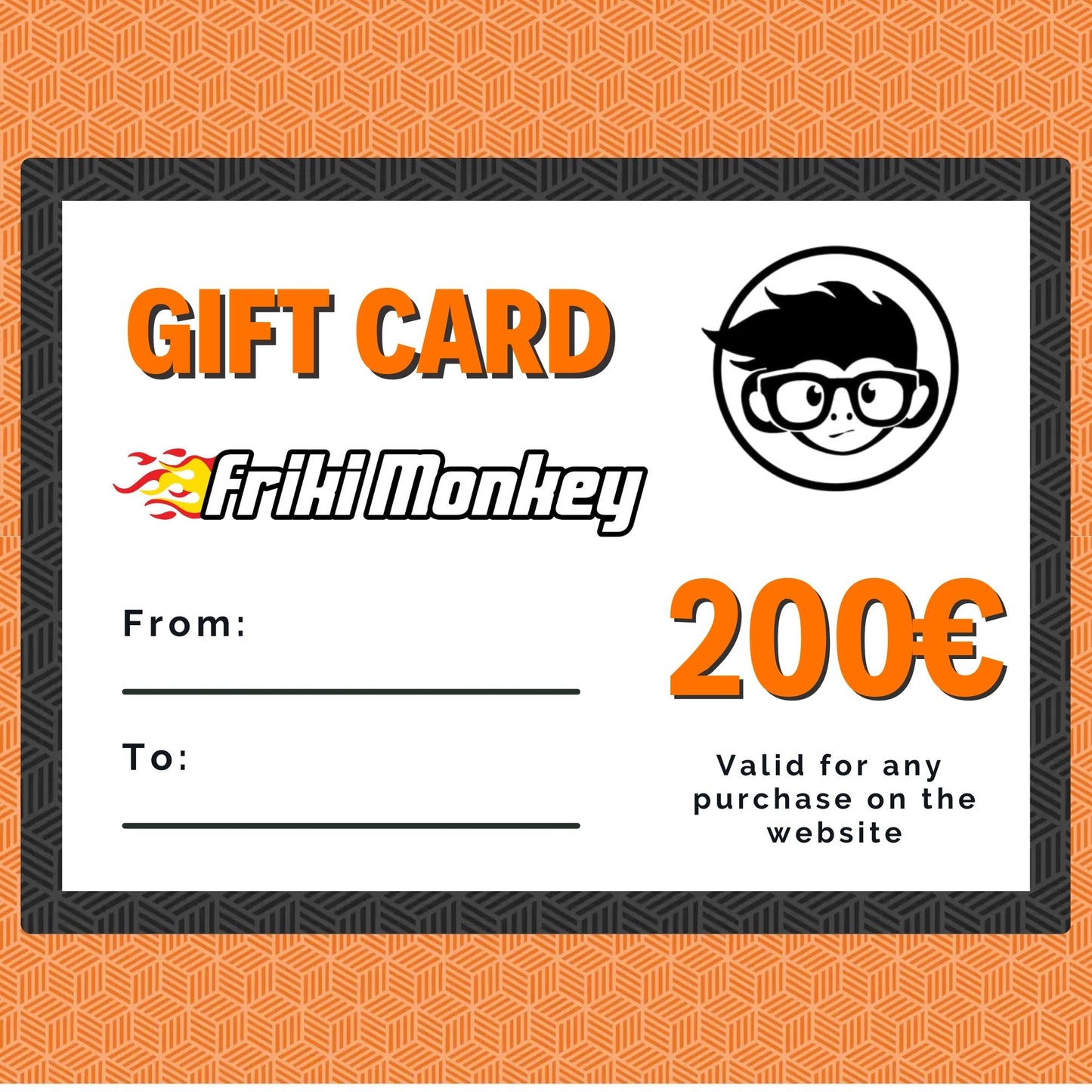 Friki Monkey Geschenkkarte – Das perfekte Geschenk für Sammler!