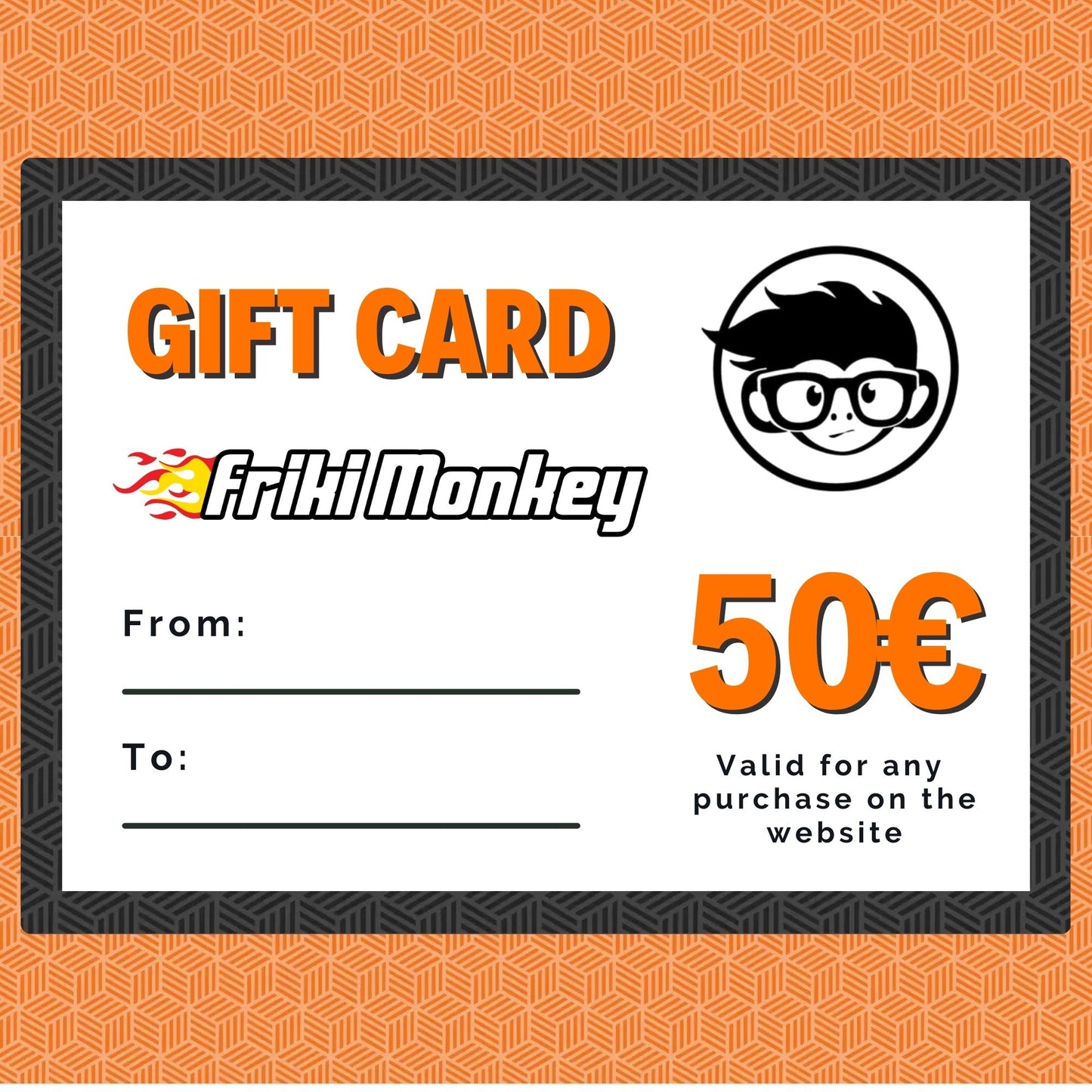 Friki Monkey Geschenkkarte – Das perfekte Geschenk für Sammler!