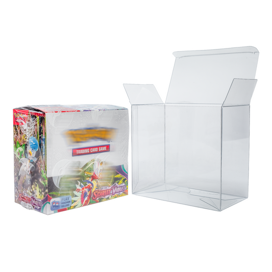 Protector PET para Cajas de Pokémon Booster Display – Protección Segura y Transparente (13.3x7.3x12.3 cm)