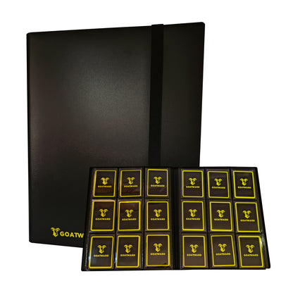 TCG Card Binder 3×3 – 360 Card Capacity with Elastic Band | GOATWARD