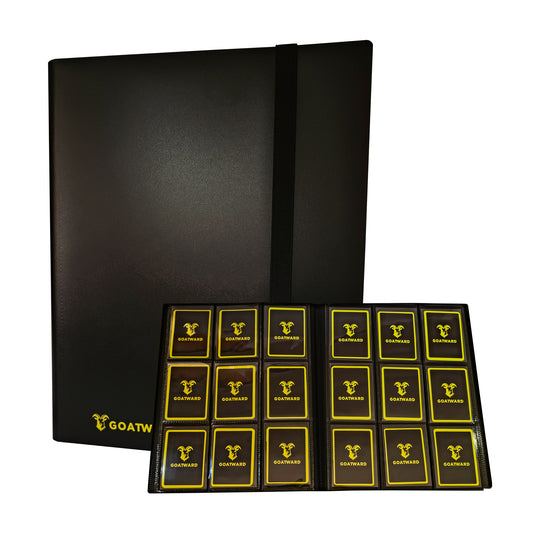 TCG Card Binder 3×3 – 360 Card Capacity with Elastic Band | GOATWARD