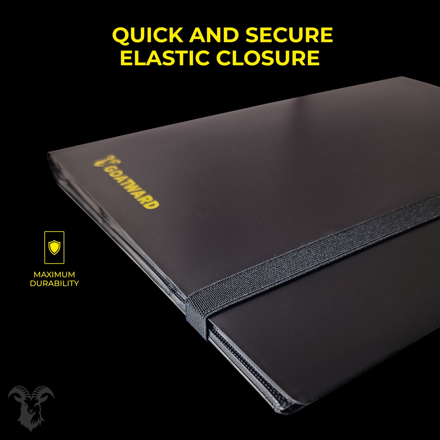 TCG Card Binder 3×3 – 360 Card Capacity with Elastic Band | GOATWARD