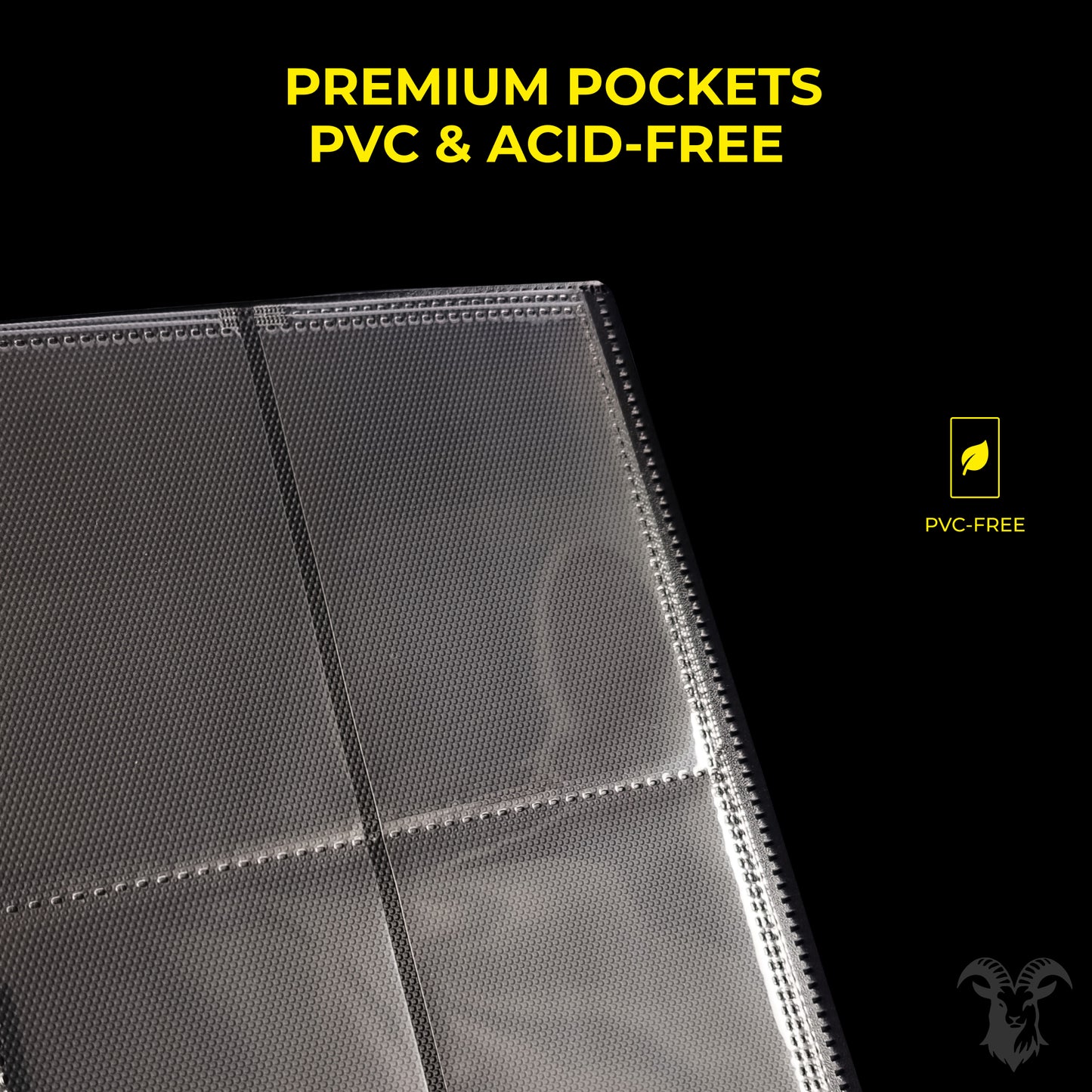 TCG Card Binder 3×3 – 360 Card Capacity with Elastic Band | GOATWARD