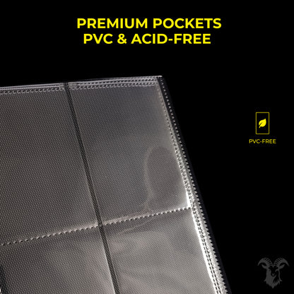 TCG Card Binder 3×3 – 360 Card Capacity with Elastic Band | GOATWARD