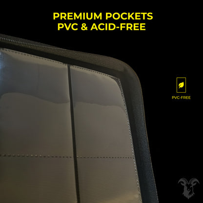 TCG Card Binder 3×3 – 360 Card Capacity with Zipper | GOATWARD