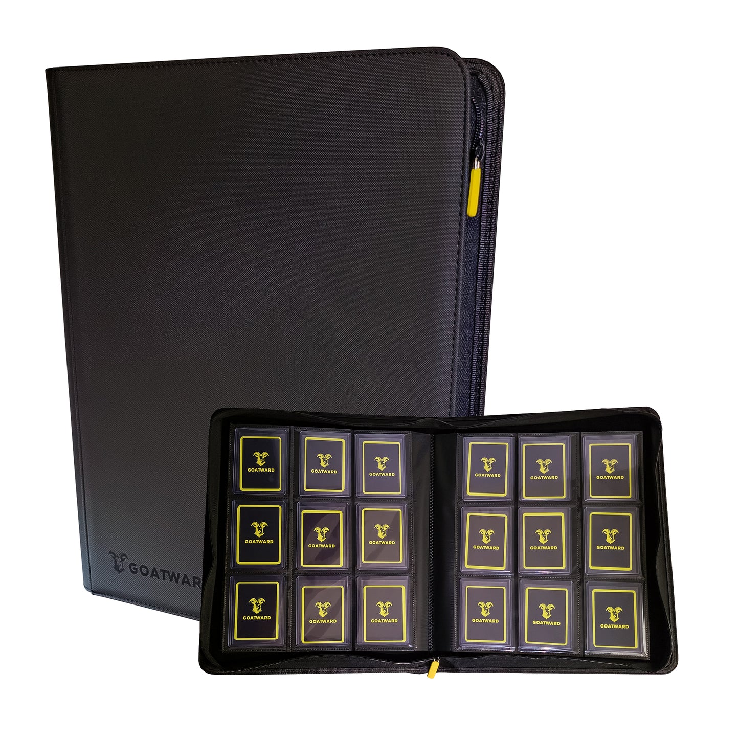 Toploader Binder 3×3 – 360 Toploaders with Zipper | GOATWARD