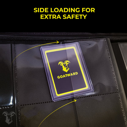 Toploader Binder 3×3 – 360 Toploaders with Zipper | GOATWARD