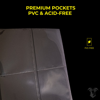 Toploader Binder 3×3 – 360 Toploaders with Zipper | GOATWARD