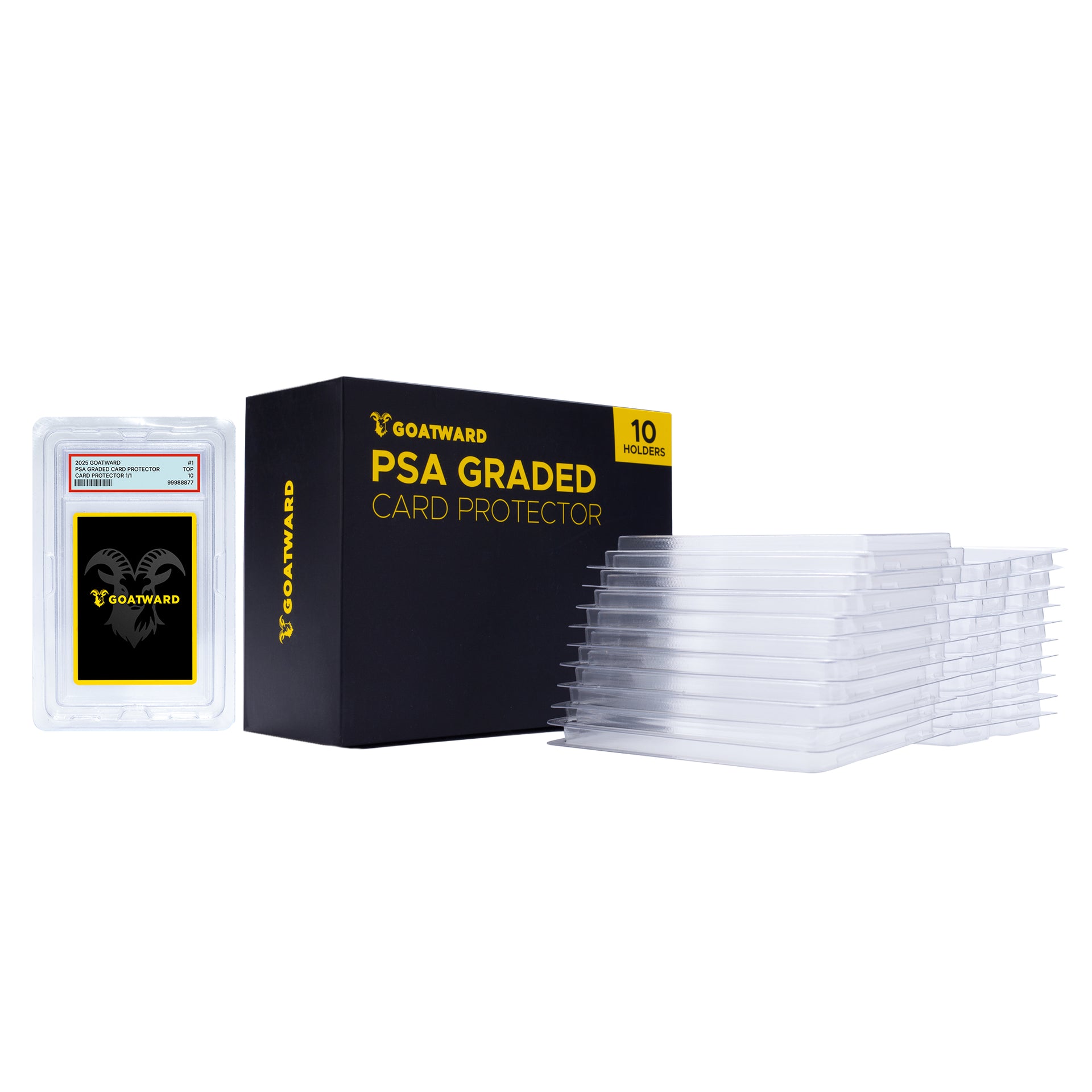 Graded Card Protector Rigid Clear Case for PSA & CGC Slabs | GOATWARD Graded Card Protector Rigid Clear Case for PSA & CGC Slabs | GOATWARD