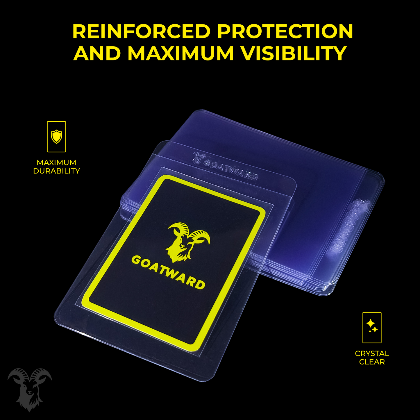 Semi-Rigid Card Holder 200 Units | GOATWARD