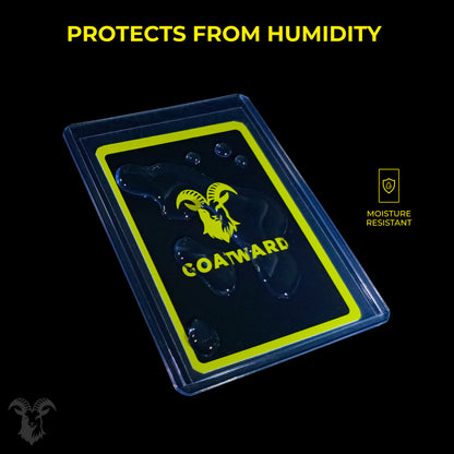 Toploaders 35PT Pack de 50 con Deck Box Negra | GOATWARD