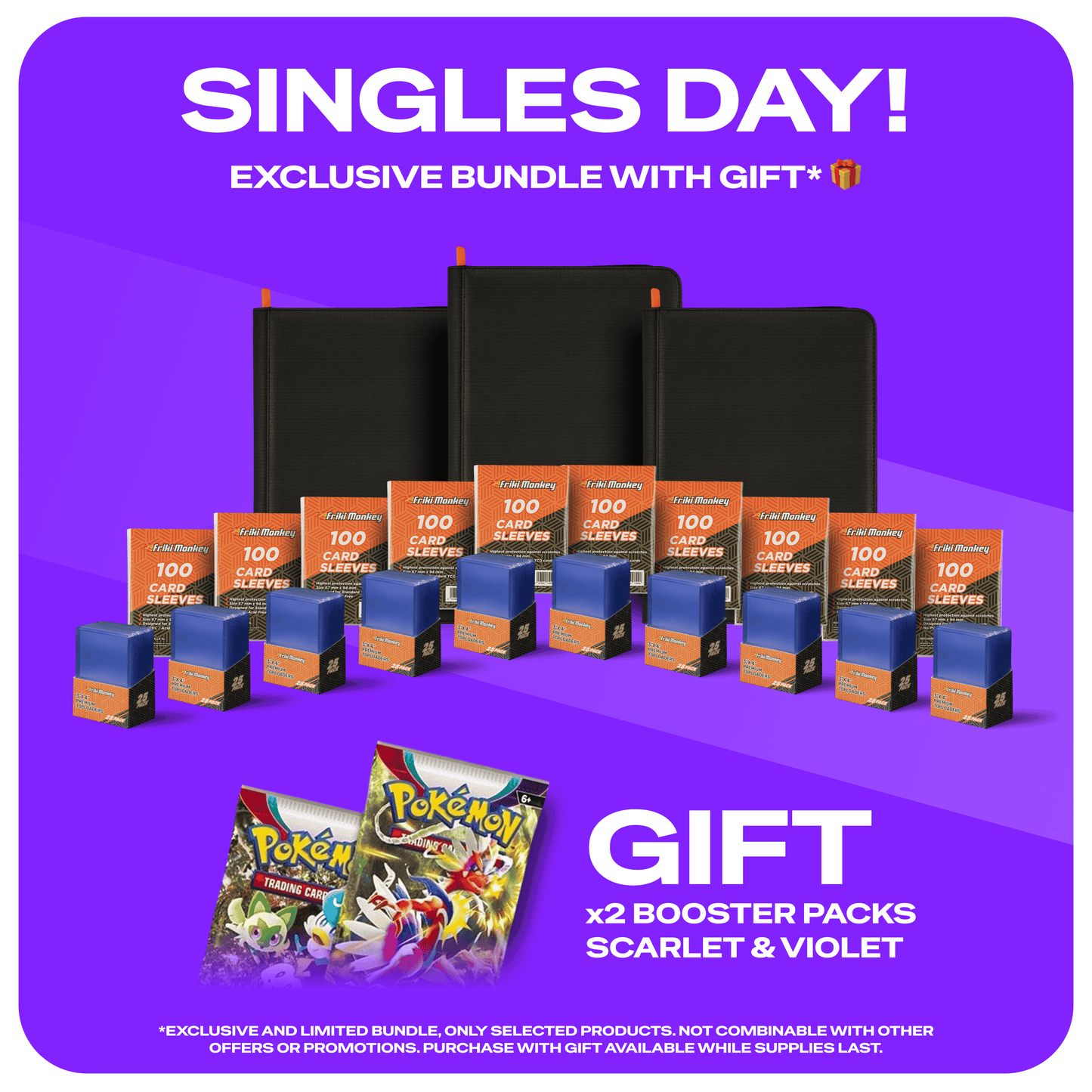 Exclusive Trading Card Bundle | Friki Monkey (Singles Day)