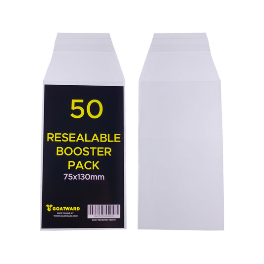 Resealable Sleeves for Sports Booster Packs | GOATWARD