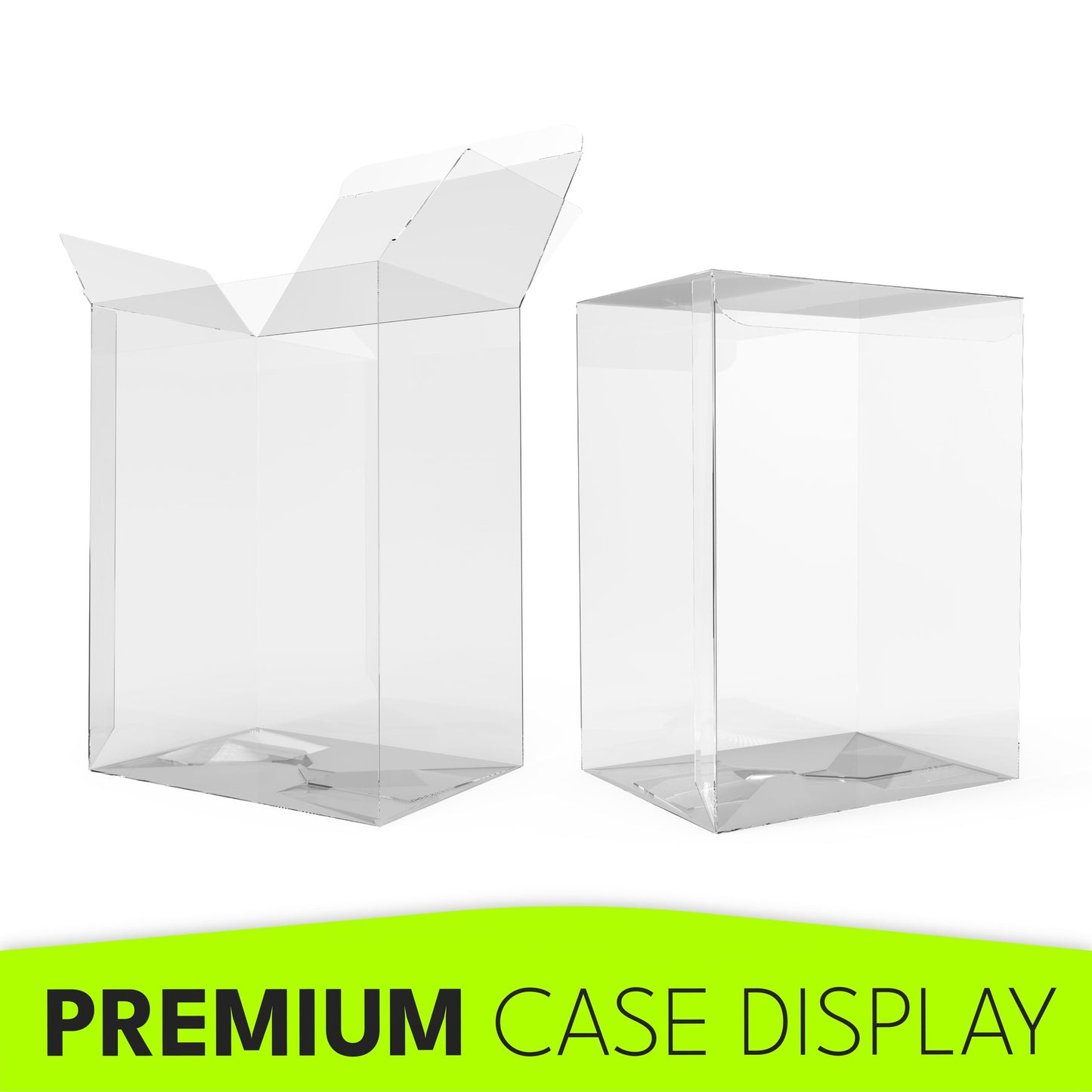 Funko Pop Display Case: Premium PET Protector Box for 11.8x9.3x16.3 cm Figures – Secure & Durable Protection