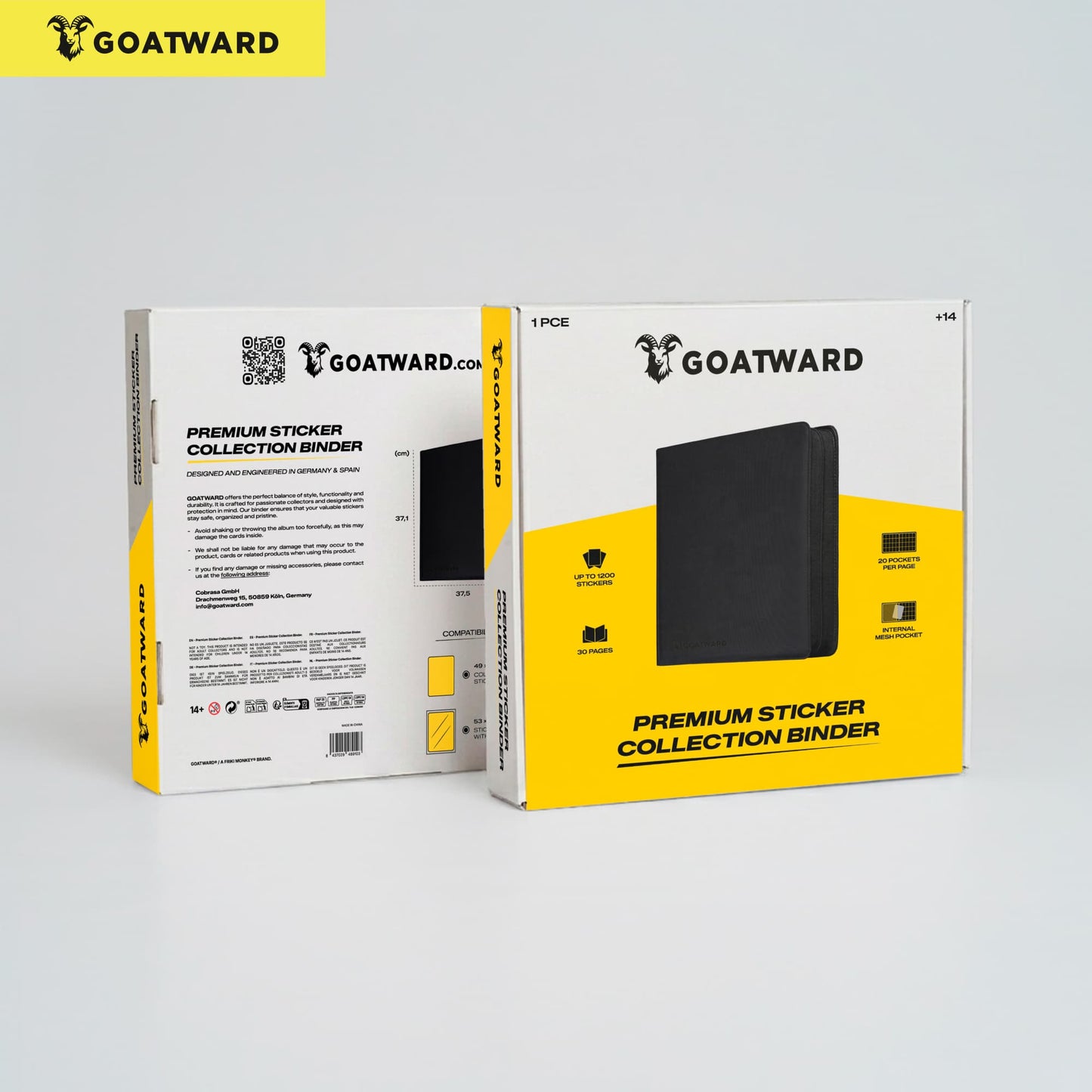 PRE-ORDER: Sticker Collection Binder - Holds 1,200 Stickers | Sleeve-Ready