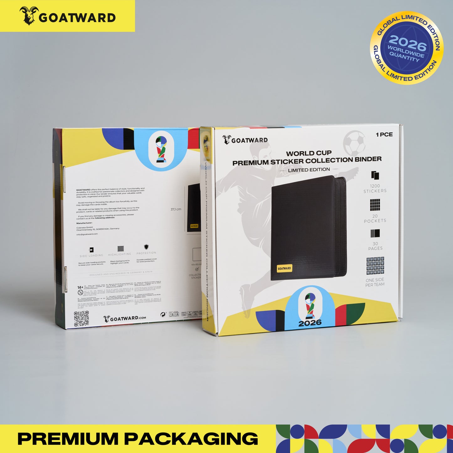 PREVENTA: Álbum Premium de Colección de Stickers World Cup 26 | 2026 - Unidades Limitadas