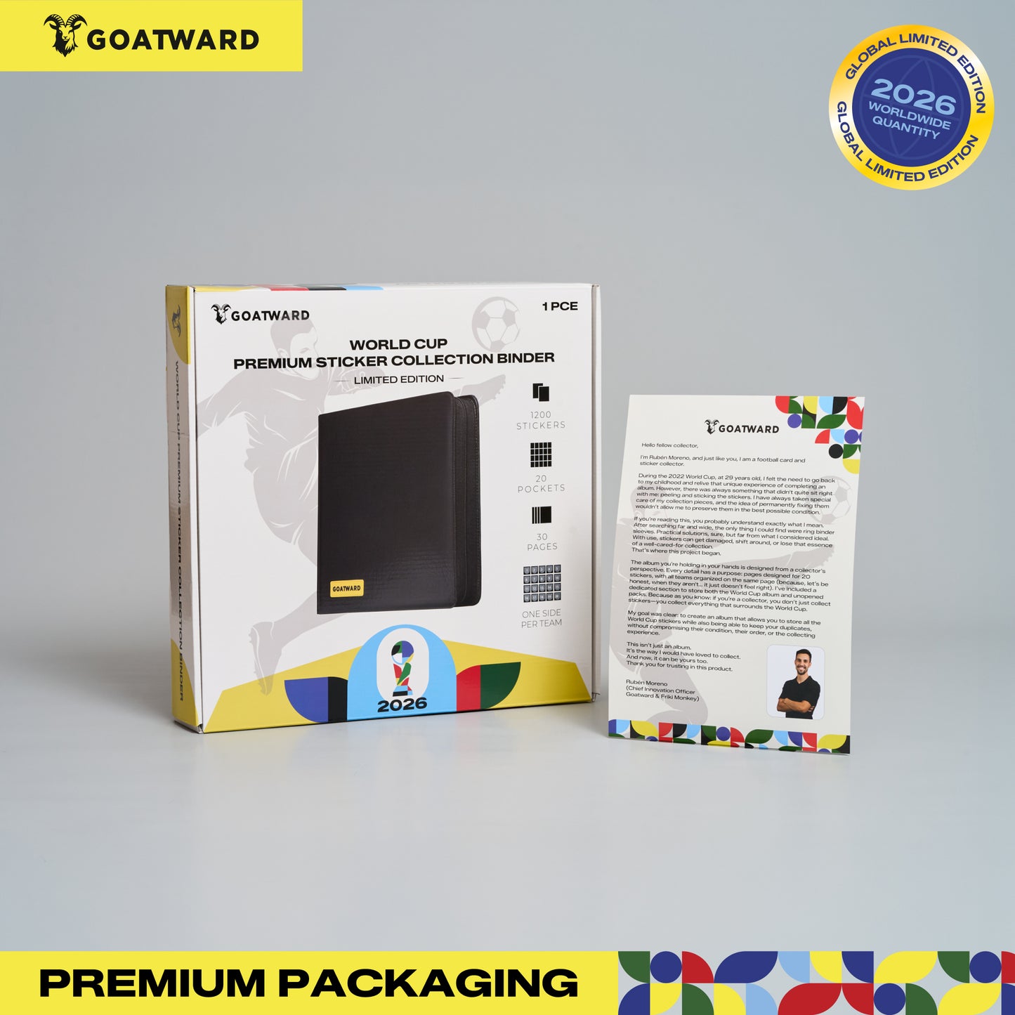 PREVENTA: Álbum Premium de Colección de Stickers World Cup 26 | 2026 - Unidades Limitadas