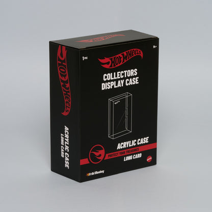 [Exclusive Drop] Hot Wheels™ Acrylic Display Case – Long Card (1:64) – Premium Showcase for Collectors