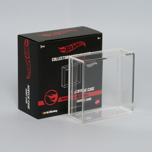 [Exclusive Drop] Hot Wheels™ Acrylic Display Case – Short Card (1:64) – Premium Showcase for Collectors