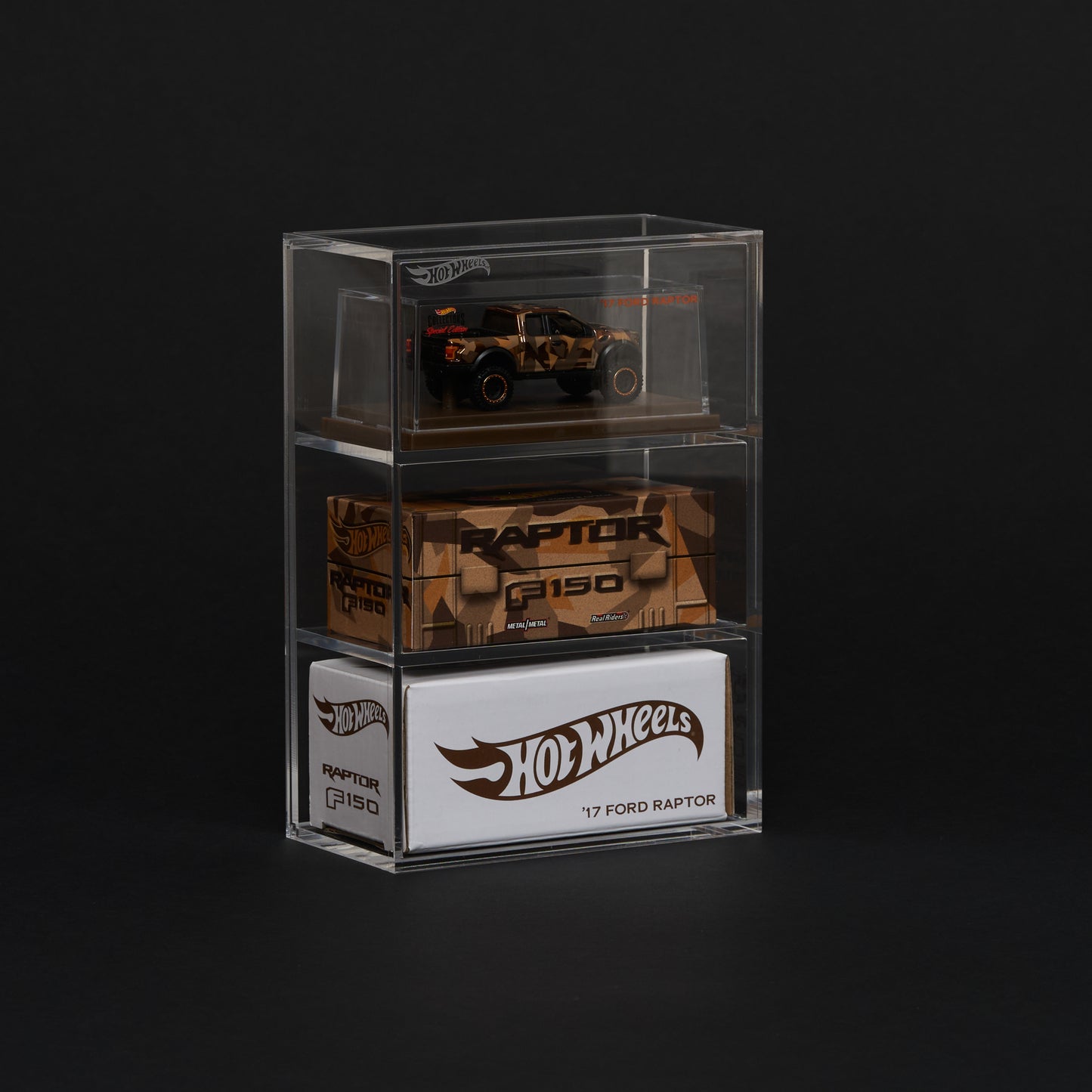 PRE-ORDER: RLC Mattel Creations 3-stufig – Offizieller Hot Wheels™ Acryl-Displaysänder