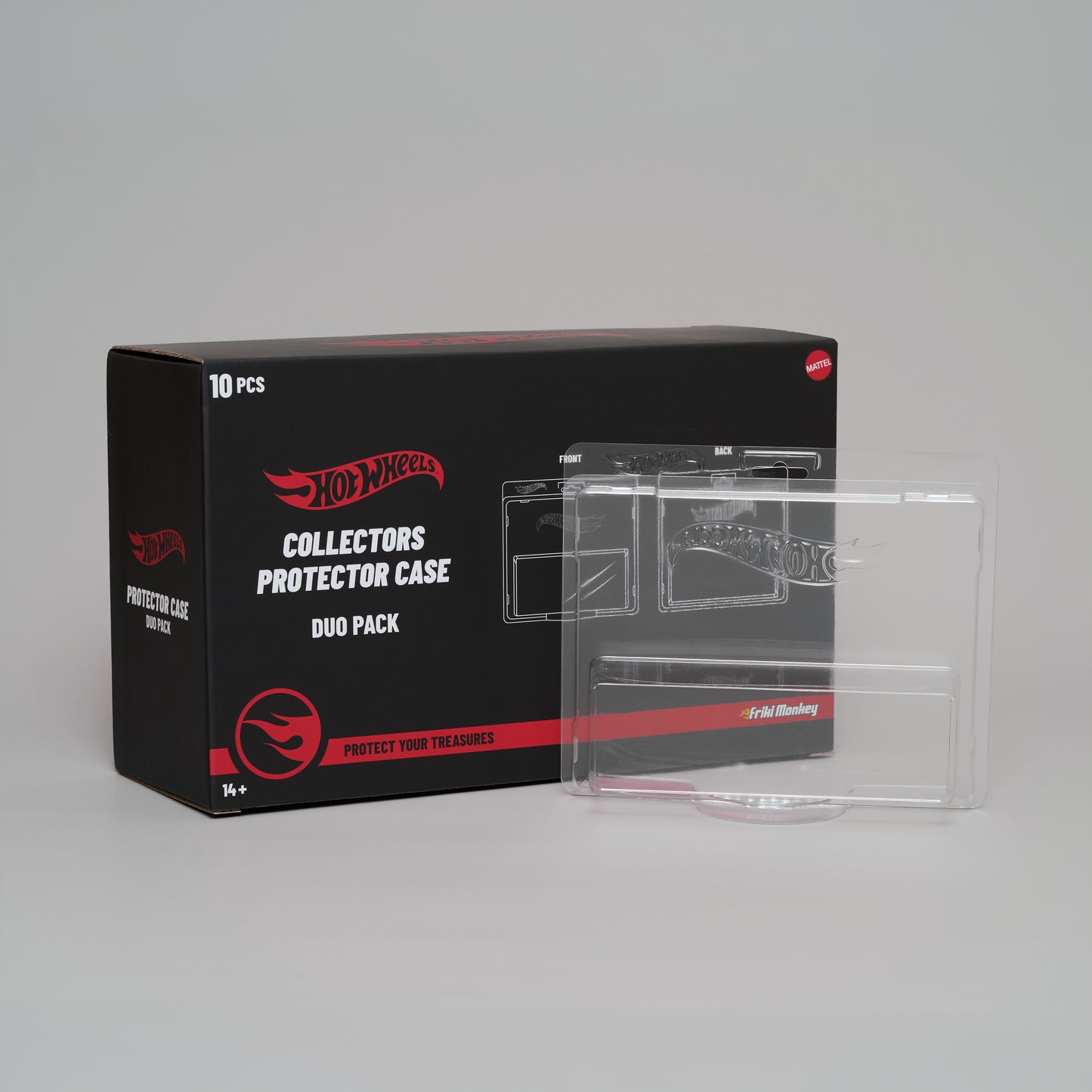 PRE-ORDER: Duo Pack (1:64) – Protectores PET oficiales Hot Wheels™ – Pack de 10