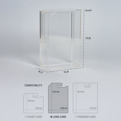 Vitrine Acrylique Hot Wheels™ – Long Card (1:64) – Présentoir Premium pour Collectionneurs