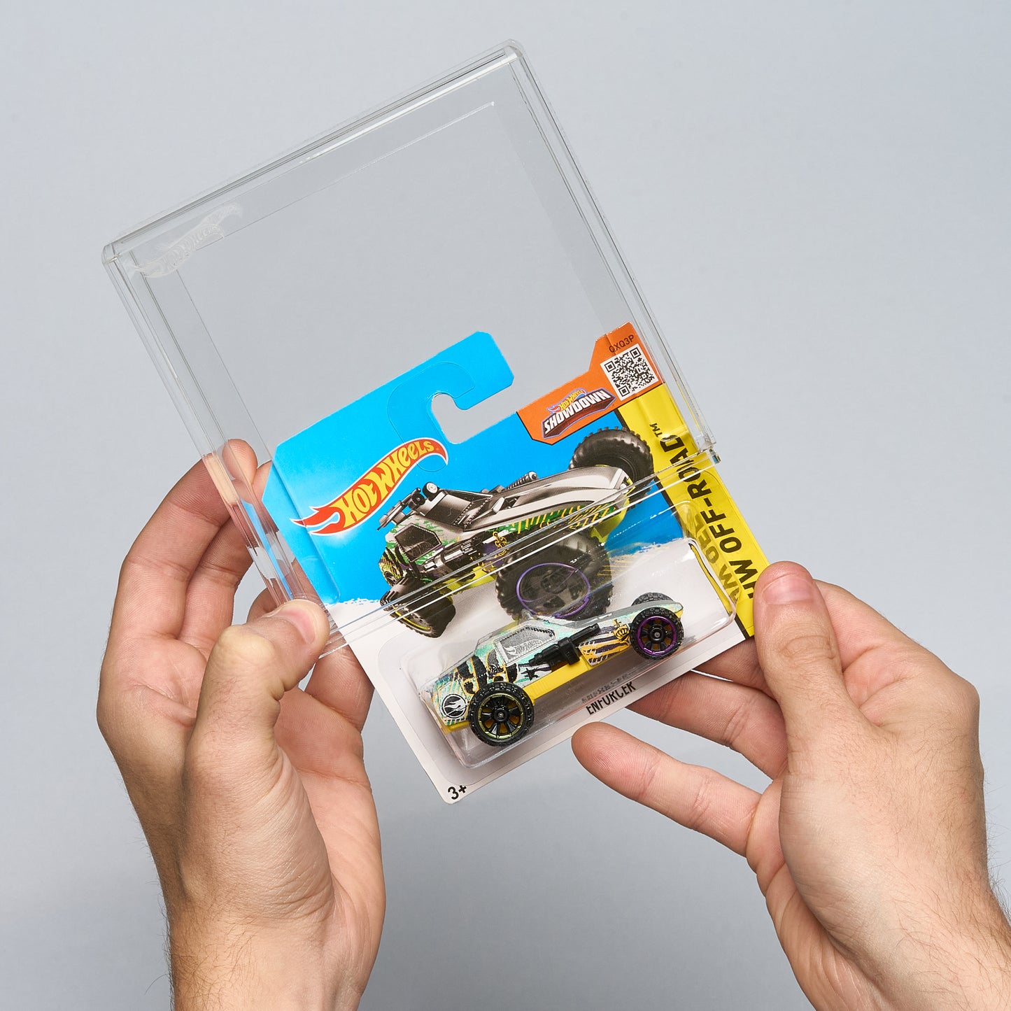 Hot Wheels™ Acrylic Display Case – Short Card (1:64) – Premium Showcase for Collectors