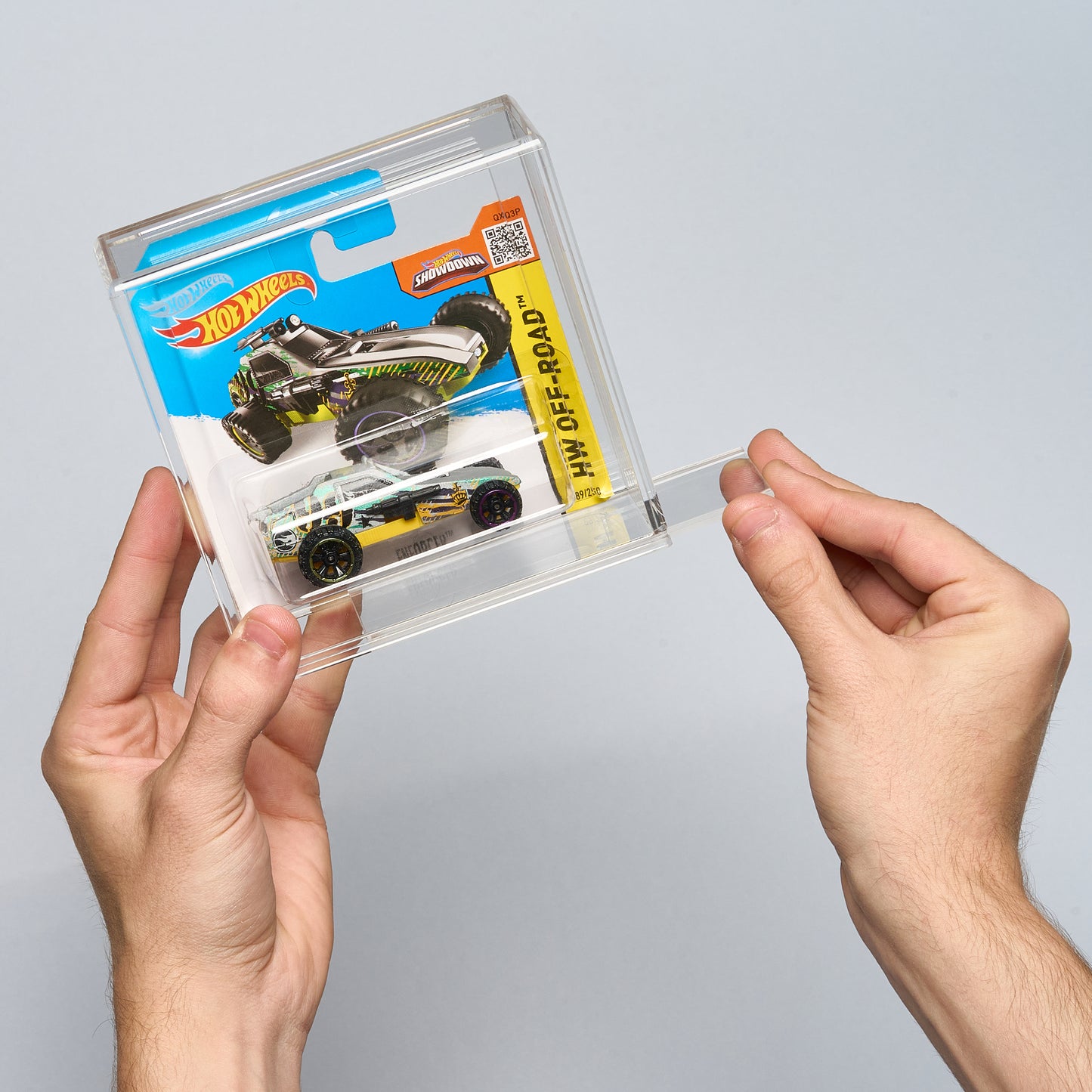 Hot Wheels™ Acrylic Display Case – Short Card (1:64) – Premium Showcase for Collectors