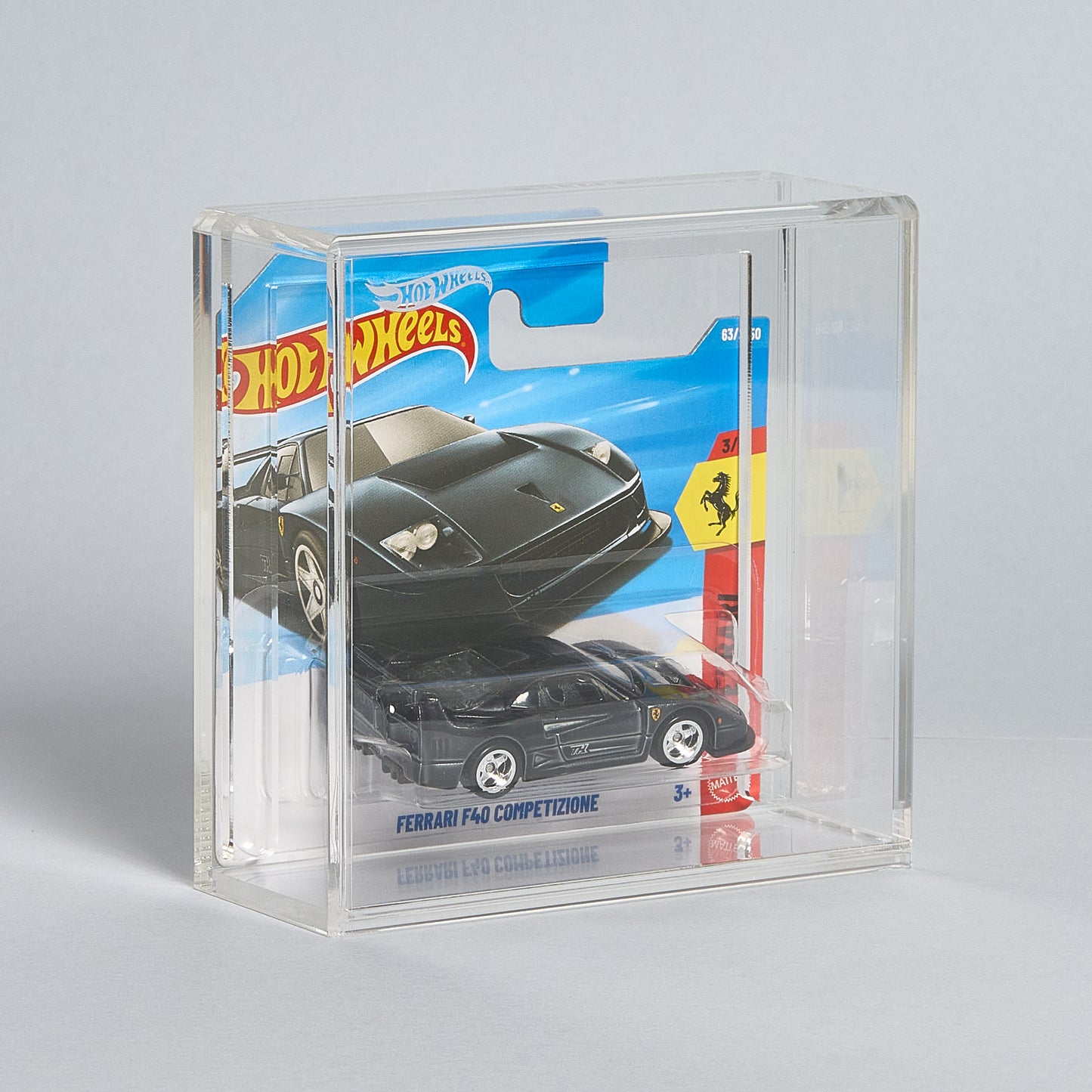 Hot Wheels™ Acrylic Display Case – Short Card (1:64) – Premium Showcase for Collectors