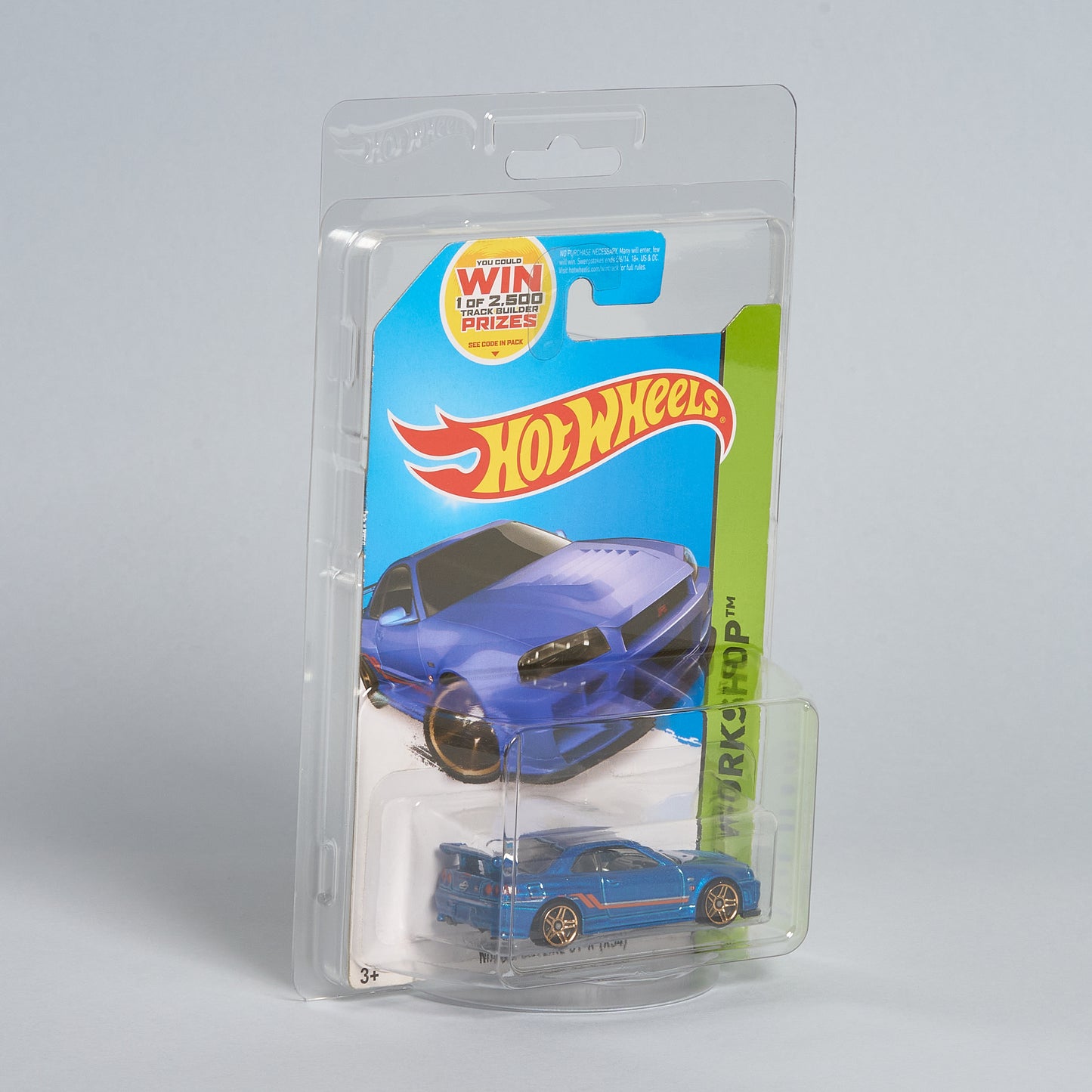 Hot Wheels™ PET Protector – Long Card (1:64) – Premium Clear Display Case – 10 Pack