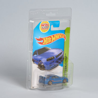 Hot Wheels™ PET Protector – Long Card (1:64) – Premium Clear Display Case – 10 Pack
