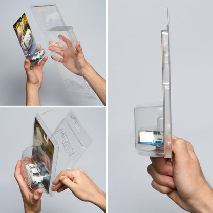 Hot Wheels™ PET Protector – Premium Card (1:64) – Premium Clear Display Case – 10 Pack