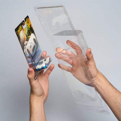 Hot Wheels™ PET Protector – Premium Card (1:64) – Premium Clear Display Case – 10 Pack