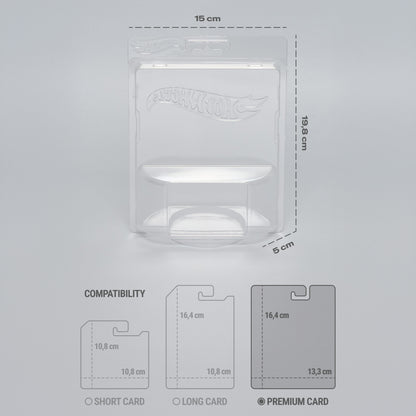 Hot Wheels™ PET Protector – Premium Card (1:64) – Premium Clear Display Case – 10 Pack