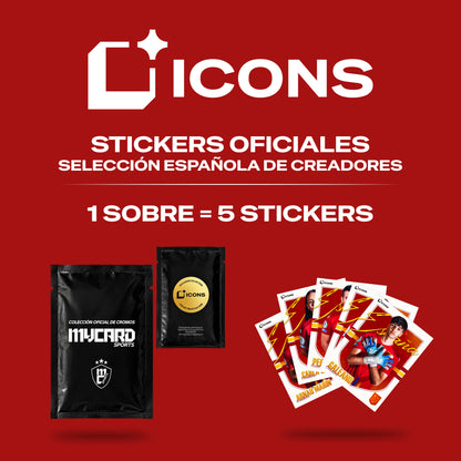 ICONS 2026 - Offizielles Stickeralbum: Selección Española de Creadores
