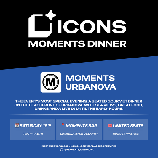 ICONS 2026 - Moments Dinner (Saturday Night)