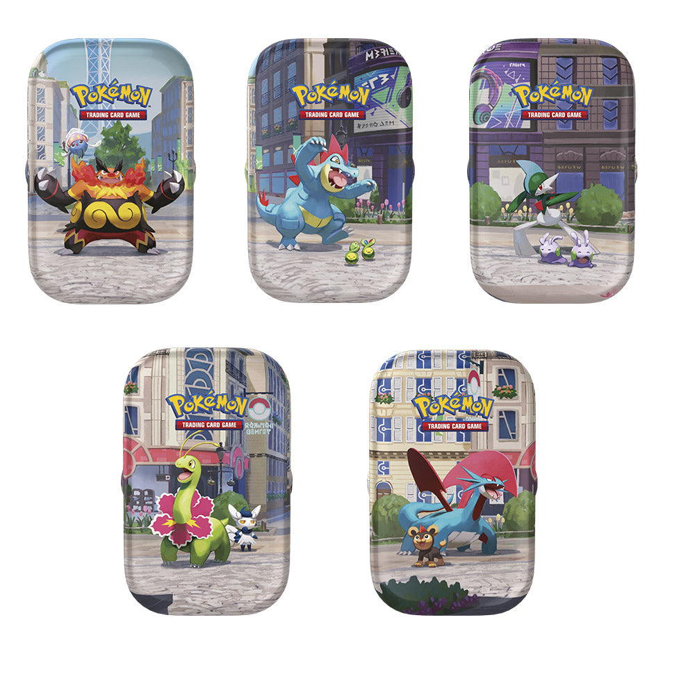 Pokémon Mini Tin Lumiose City Español – Rising Heroes | Friki Monkey