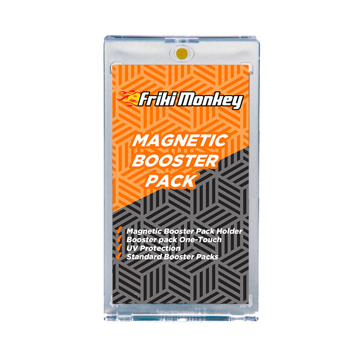 Magnetic Booster ONE-Touch 14,6 x 7,8 x 1,3 cm para sobres de Pokémon, Magic The Gathering y Yugi-Oh - Friki Monkey