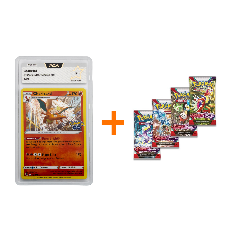 Pack Pokémon:  Dragapult Prime – (PCA 9 or Higher Mint) + 1 Booster Scarlet & Violet