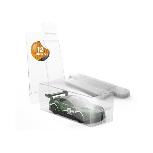 Caja protectora transparente compatible con Hot Wheels - 30x90x30mm para Hot Wheels - La máxima protección para tus mejores coleccionables