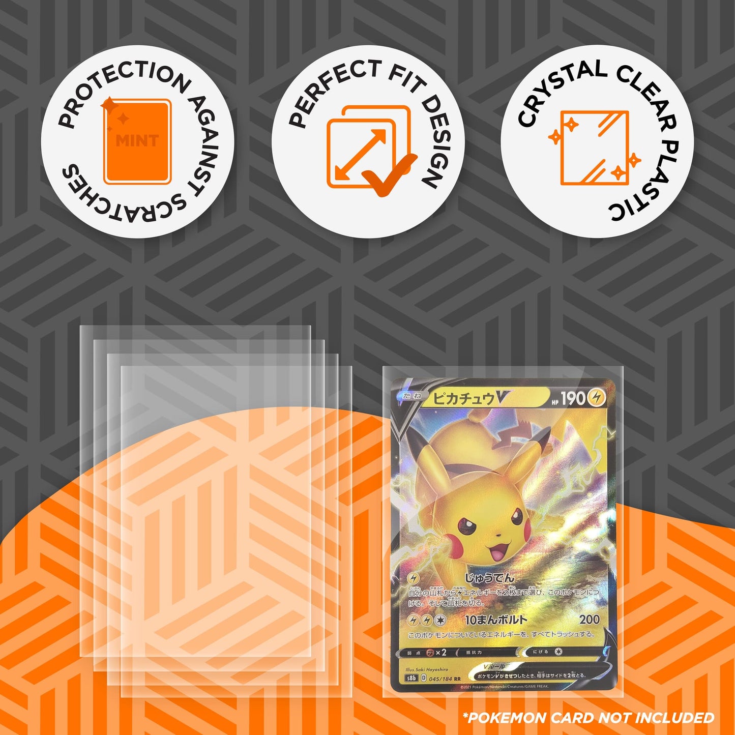 Universal Card Sleeves - 68x94mm for Pokémon , Magic The Gathering and Yugi-Oh cards - The Ultimate Protection for Your Best Collectibles - Friki Monkey